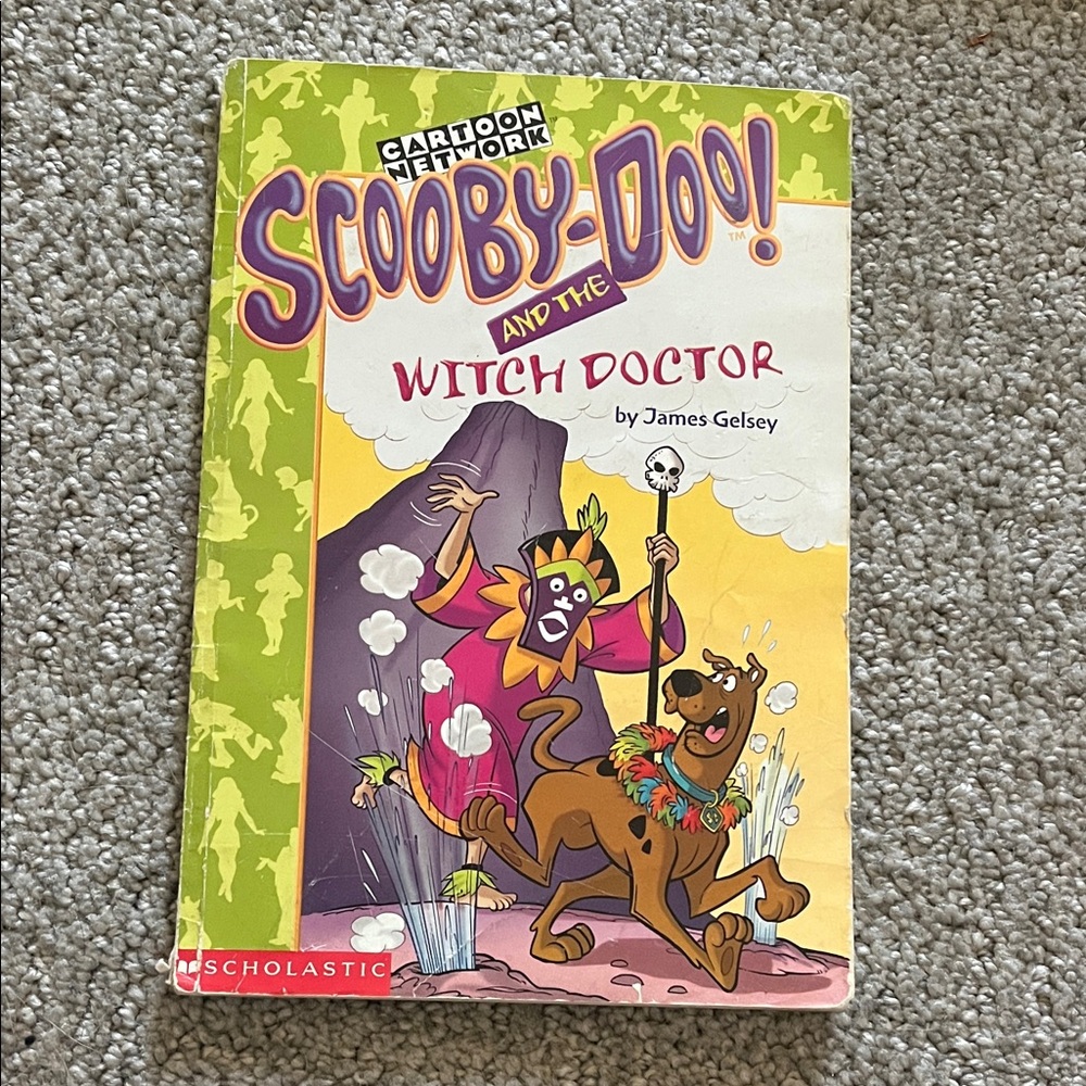 Scholastic Scooby-Doo Witch Doctor Adventure Book